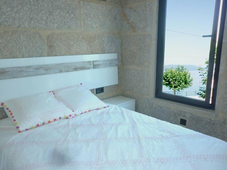 Piso Con Vistas A 30M Playa Alojamientos Vacay Bueu Exterior foto